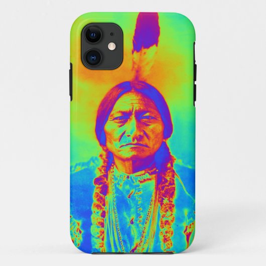 Native American Sitting Bull Case-Mate iPhone Case (Achterkant)