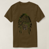 Native american Skull (2) T-shirt (Design voorkant)