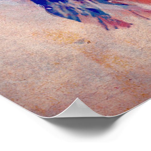 Native American Skull Poster (Hoek)