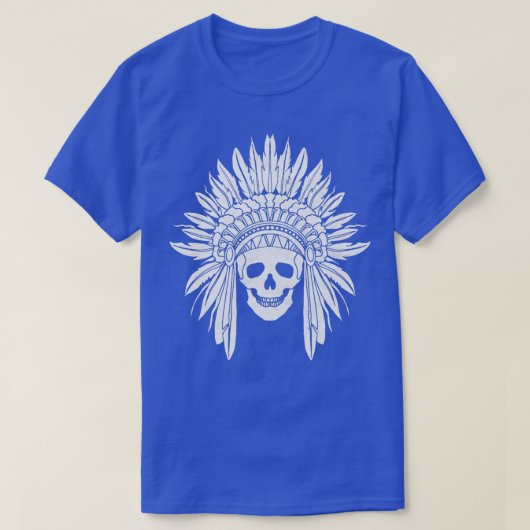 Native American Skull T-shirt (Design voorkant)