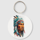 Native American Sleutelhanger (Achterkant)