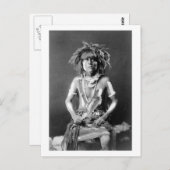 Native American Snake Priest, 1900 Briefkaart (Voorkant / Achterkant)