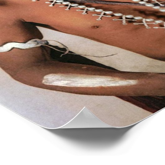 Native American Snake Priest Poster (Hoek)