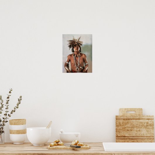  Native American Snake Priest Poster (Keuken)