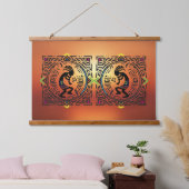 Native American Southwestern Kokopelli Hangend Wandkleed (Slaapkamer)