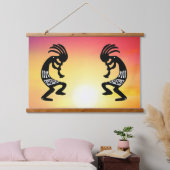 Native American Southwestern Kokopelli Hangend Wandkleed (Slaapkamer)
