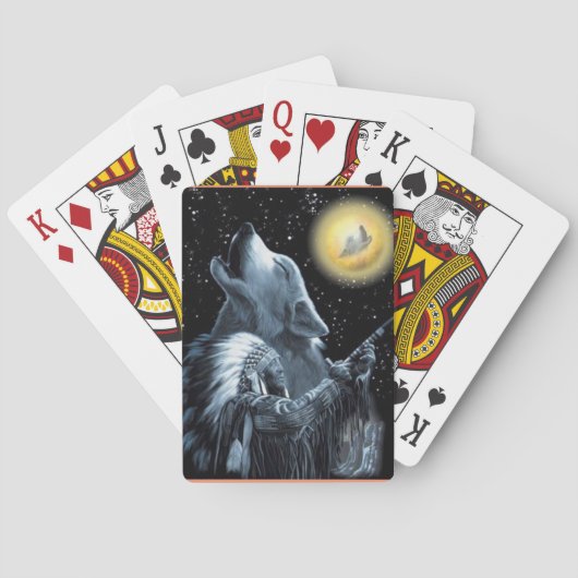 Native American-speelkaartdek Speelkaarten (Achterkant)