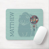 Native American Spirit Beer met naam Muismat (Met muis)