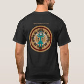 Native American Spirit Draag T-shirt (Achterkant)