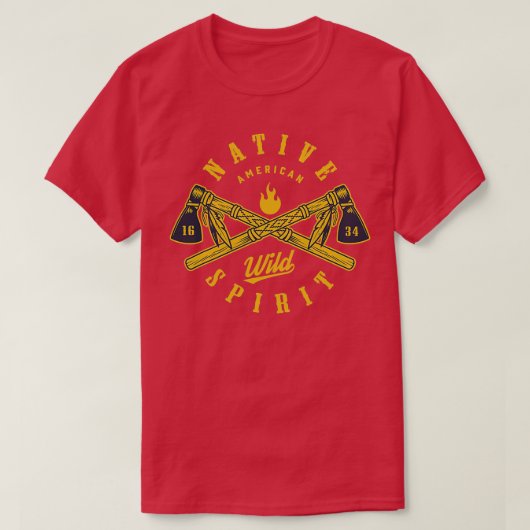 Native American Spirit Motorcycle T-shirt (Design voorkant)