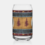 Native American Spirit Owl Blikvorm Glas (Links)