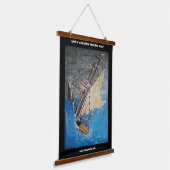 Native American spirit wind Hangend Wandkleed (Gebogen)