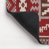 Native American Storm Pattern Weaving Muismat (Hoek)