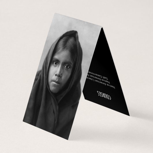 Native American Studies Visitekaartje (Achterkant)