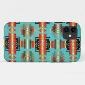 Native American Style Blanket Wrapped Phone Case (Achterkant (horizontaal))