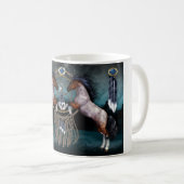Native American Style Horse CadeauMok Koffiemok (Voorkant rechts)