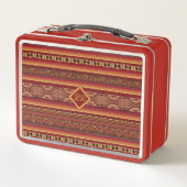 Native American Style Lunch Box w / out initiaal ( (Voorkant)