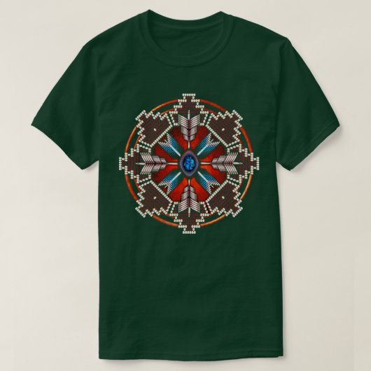 Native American Style Mandala 1 T-shirt (Design voorkant)