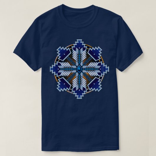 Native American Style Mandala T-shirt (Design voorkant)