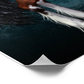 Native American Style Ponies met Dream Catcher Poster (Hoek)