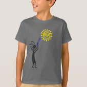 Native American Sun Boy's Kokopelli T-Shirt (Voorkant)