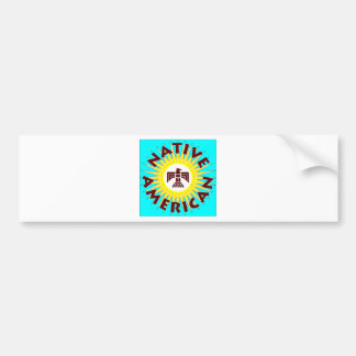 Native American Sun Bumpersticker