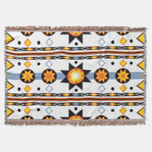 Native American Sun Pattern Deken
