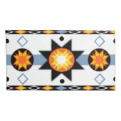Native American Sun Pattern Kussensloop (Achterkant-Rechts)