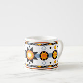Native American Sun Pattern Specialty Mok (Voorkant rechts)