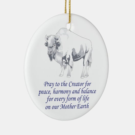 Native American Symbolisme Keramisch Ornament (Rechts)