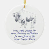 Native American Symbolisme Keramisch Ornament (Voorkant)