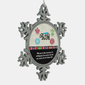 Native American Symbols and Wisdom - Beer Tin Sneeuwvlok Ornament (Links)