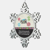 Native American Symbols and Wisdom - Beer Tin Sneeuwvlok Ornament (Rechts)