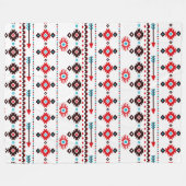 Native American Symbols Fleece Blanket (Voorkant (Horizontaal))