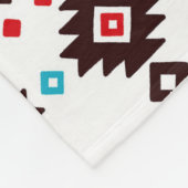 Native American Symbols Fleece Blanket Deken (Hoek)