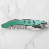 Native American Symbols Kurkentrekker (Achterkant)