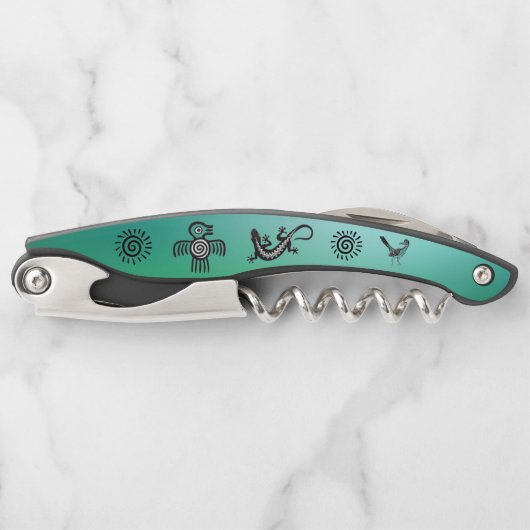 Native American Symbols Kurkentrekker (Voorkant)