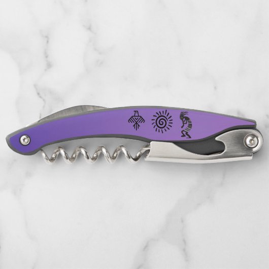 Native American Symbols Kurkentrekker (Achterkant)