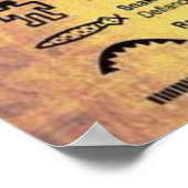 Native American Symbols Poster (Hoek)