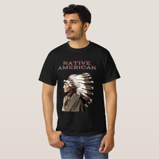 Native American T-Shirt (Voorkant volledig)