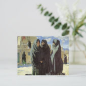  Native American, Taos Girls van Walter Ufer Briefkaart (Staand voorkant)