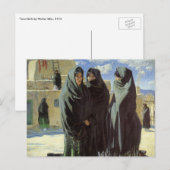  Native American, Taos Girls van Walter Ufer Briefkaart (Voorkant / Achterkant)