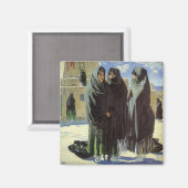  Native American, Taos Girls van Walter Ufer Magneet (Voorkant / Achterkant)