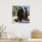 Native American, Taos Girls van Walter Ufer Poster (Keuken)