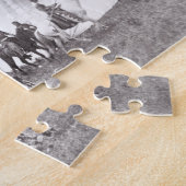 Native American Teepee Camp, Montana, c.1900 (b/w Legpuzzel (Zijkant)
