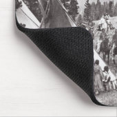 Native American Teepee Camp, Montana, c.1900 (b/w Muismat (Hoek)