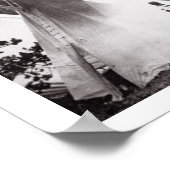 Native American Teepee Camp, Montana, c.1900 (b/w Poster (Hoek)