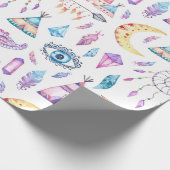 Native American Teepees Dreamweaver Arrows Cadeaupapier (Hoek)