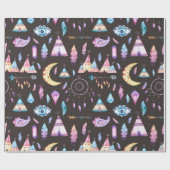 Native American Teepees Dreamweaver Arrows Cadeaupapier (Vlak)