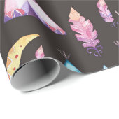 Native American Teepees Dreamweaver Arrows Cadeaupapier (Rol Hoek)